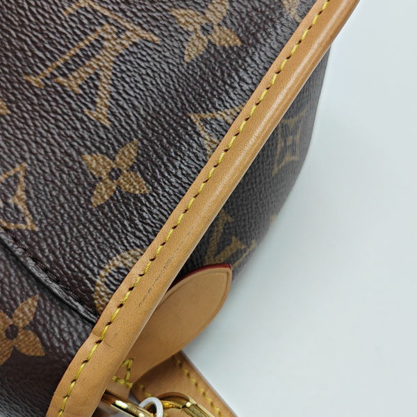 DIANE Monogram Coated Canvas Brown