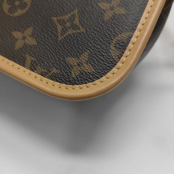 DIANE Monogram Coated Canvas Brown