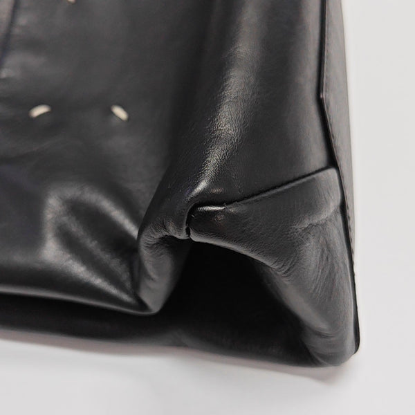 Calfskin Top Handle Bag Black