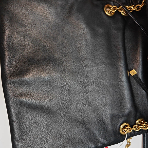 JAMIE Small Quilted Lambskin Black