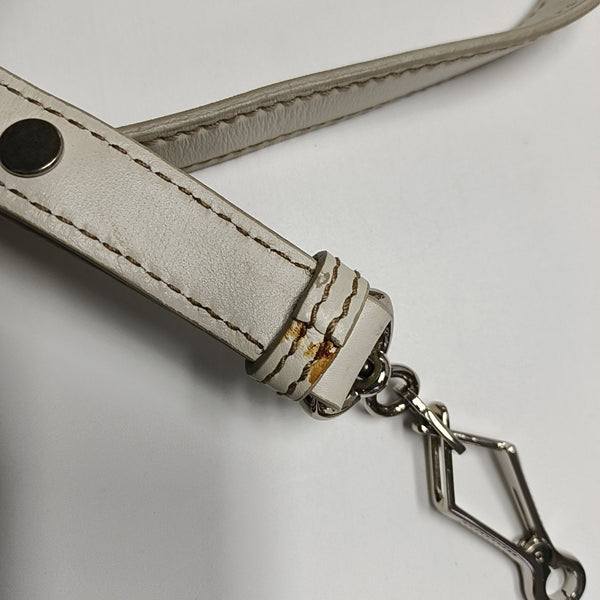 Calfskin Shoulder Bag White