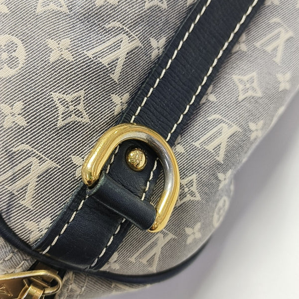 Monogram Canvas Top Handle Bag Blue