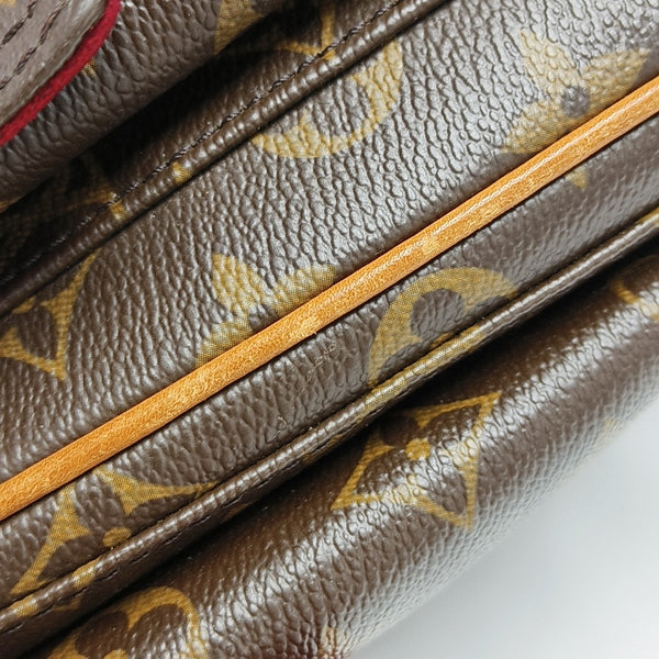 MULTIPLE Monogram Coated Canvas Brown