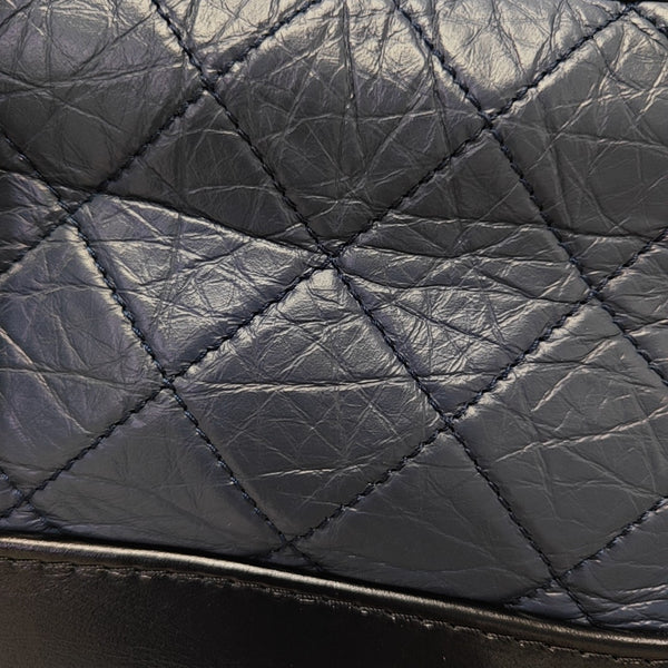 Authenticated pre-owned GABRIELLE Small Quilted Calfskin Blue - Shoulder Bag at Looply