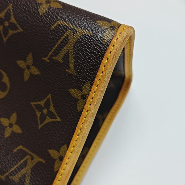 POPINCOURT Monogram Coated Canvas Brown