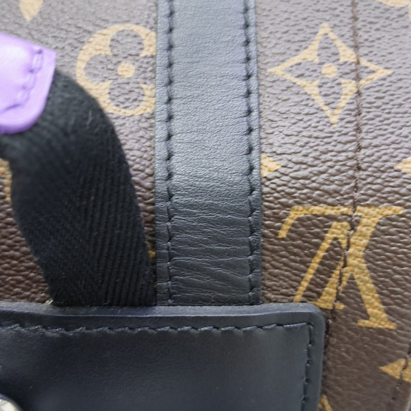 CHRISTOPHER PM Monogram Coated Canvas Brown
