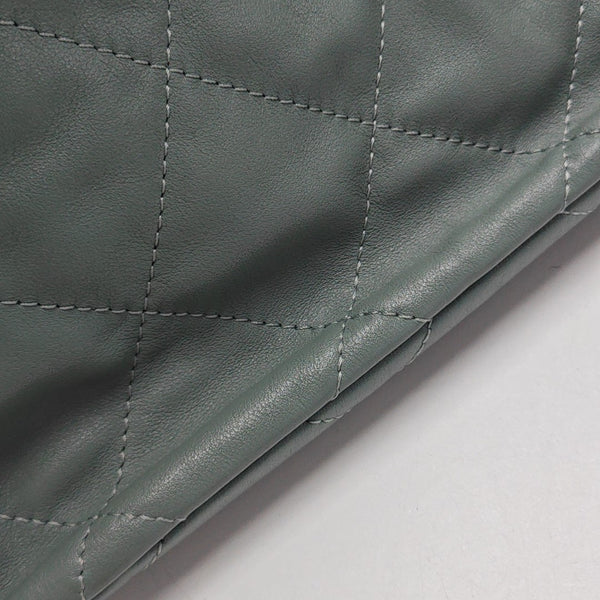 Quilted Calfskin Shoulder Bag Green