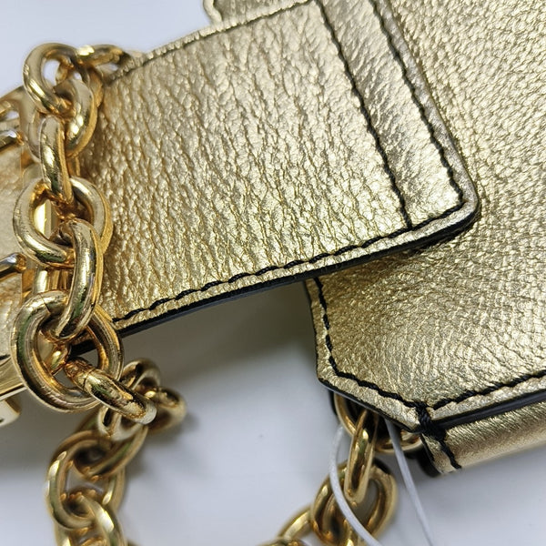 Buckle Leather Gold