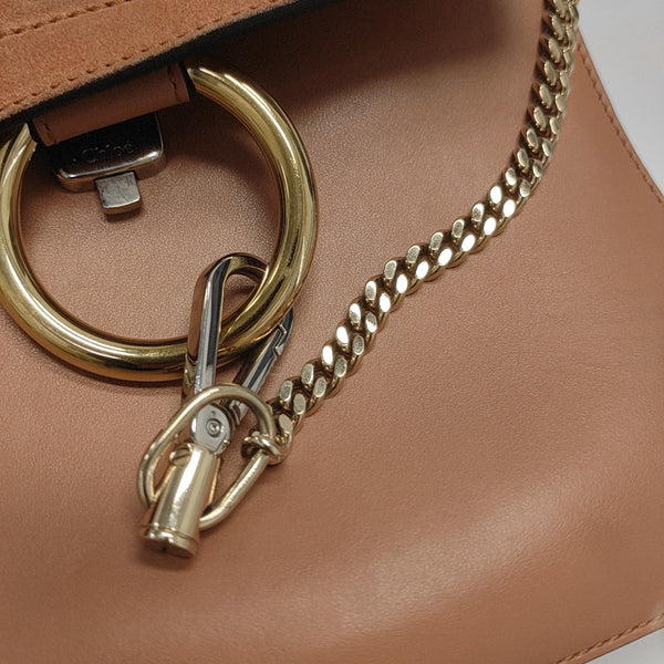 Faye Small Calfskin Brown
