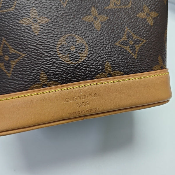 NOÉ Nano Monogram Coated Canvas Brown