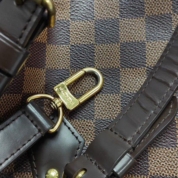 SPEEDY 25 Damier Ebene Coated Canvas Brown