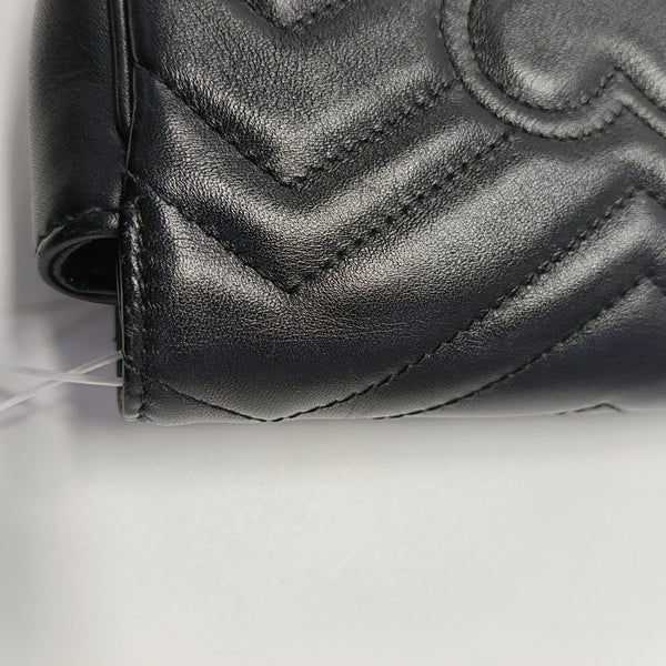 GG Marmont Mini Quilted Calfskin Black
