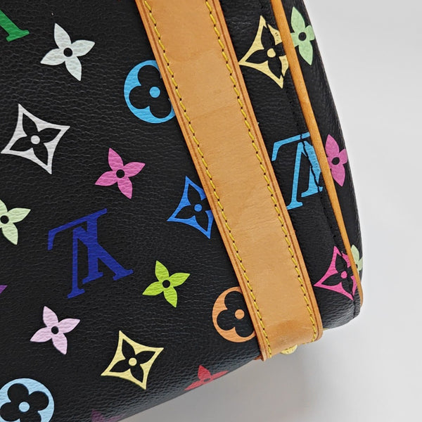 LV × TM PRISCILLA Monogram Coated Canvas Black