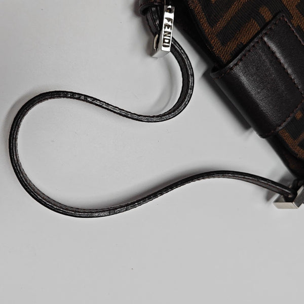 Canvas Top Handle Bag Brown