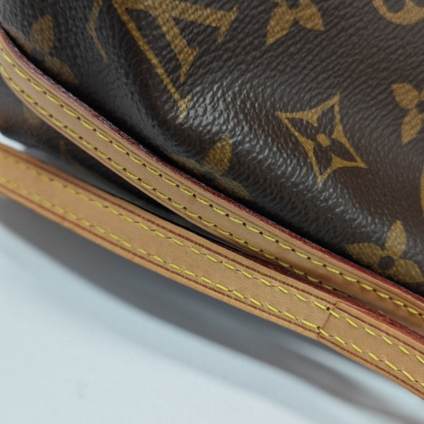 NÉONOÉ Nano Monogram Coated Canvas Brown