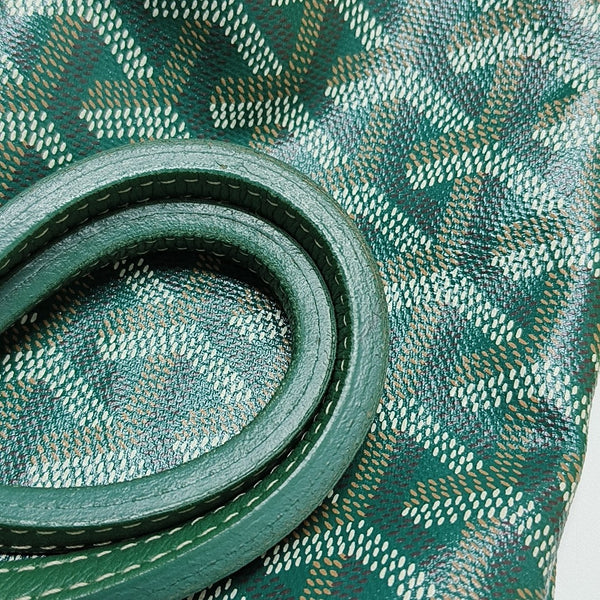 Saint Louis PM Coated Canvas Green