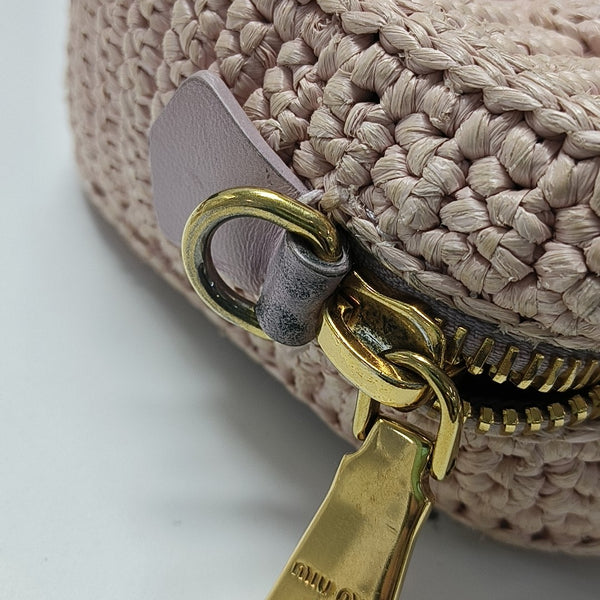 Fabric Shoulder Bag Pink