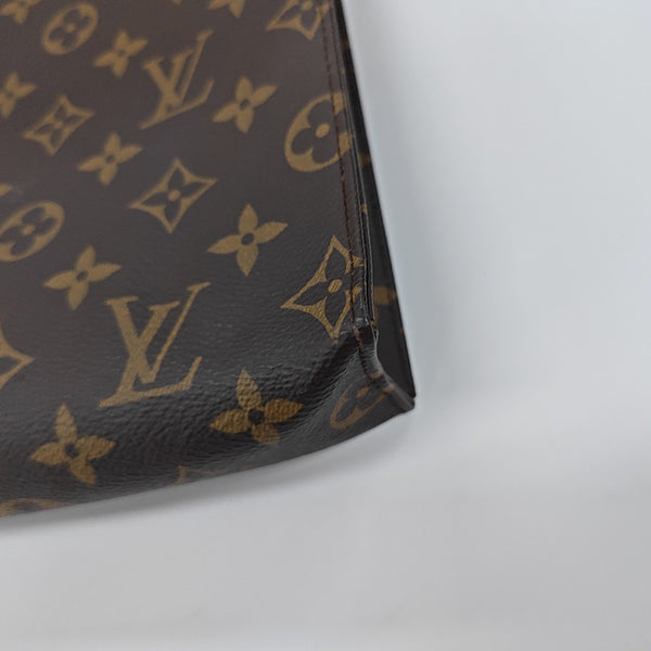 TOILET POCKET 26 Monogram Coated Canvas Brown