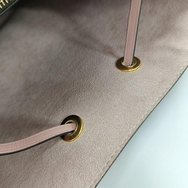 NÉONOÉ MM Monogram Coated Canvas Brown
