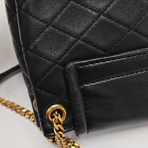NOLITA Mini Quilted Lambskin Black