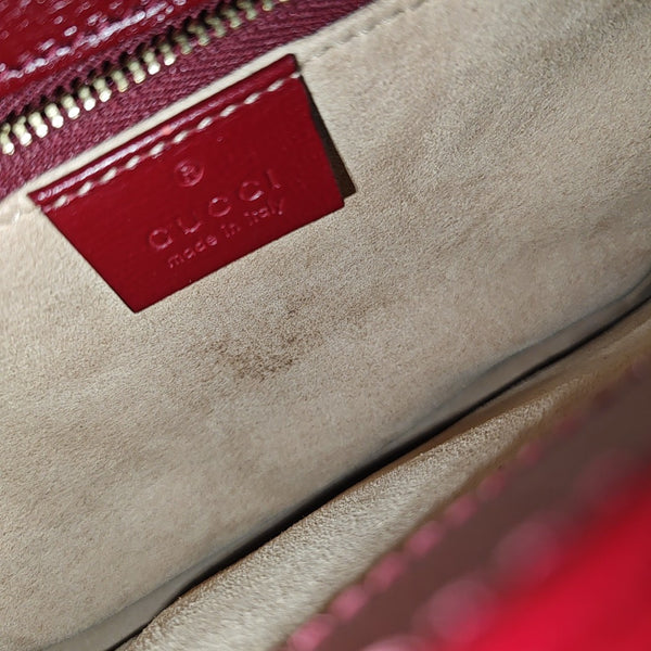 Horsebit 1955 Small Monogram Coated Canvas Beige