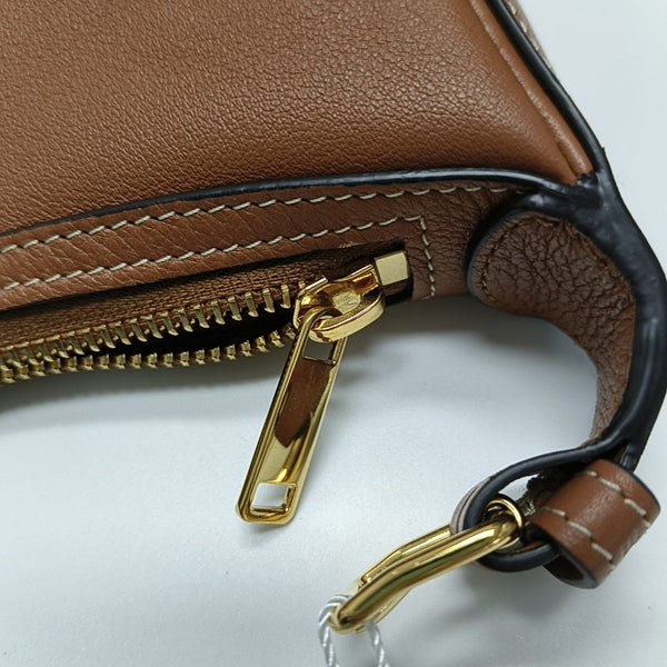 HELOÏSE TRIOMPHE Small Calfskin Yellow