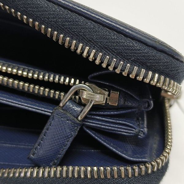 Saffiano Calfskin Wallet Blue