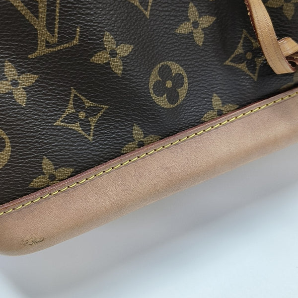 NOÉ BB Monogram Coated Canvas Brown