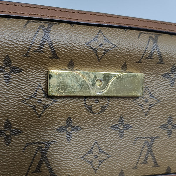 DAUPHINE Mini Monogram Coated Canvas Brown