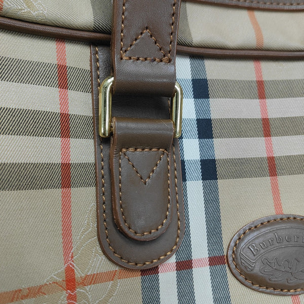 Canvas Top Handle Bag Brown