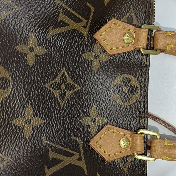 SPEEDY Nano Monogram Coated Canvas Brown