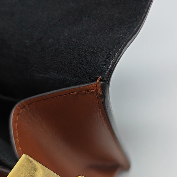 DAUPHINE Mini Monogram Coated Canvas Brown