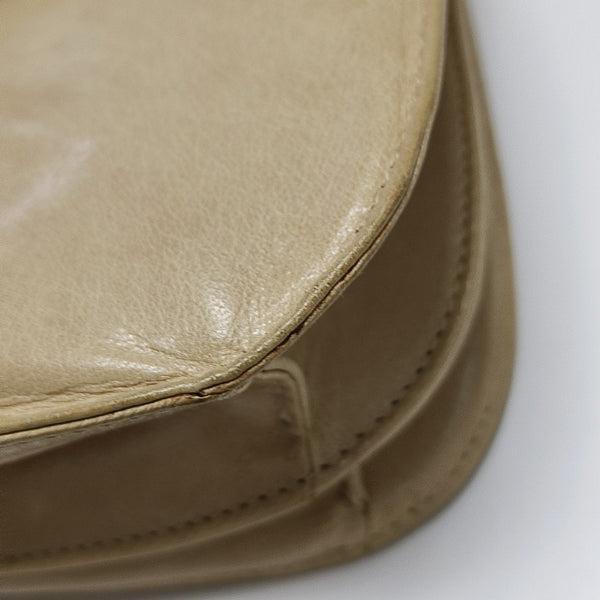 Calfskin Shoulder Bag Beige