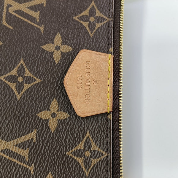 MULTI Monogram Coated Canvas Brown
