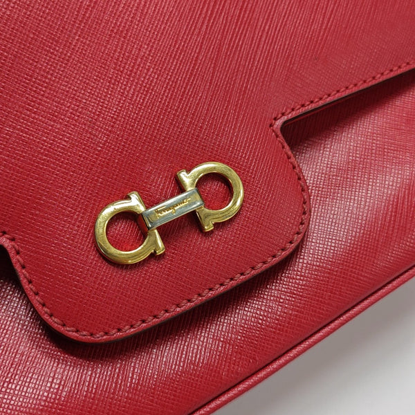Calfskin Shoulder Bag Red