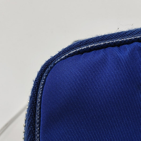 Nylon Shoulder Bag Blue