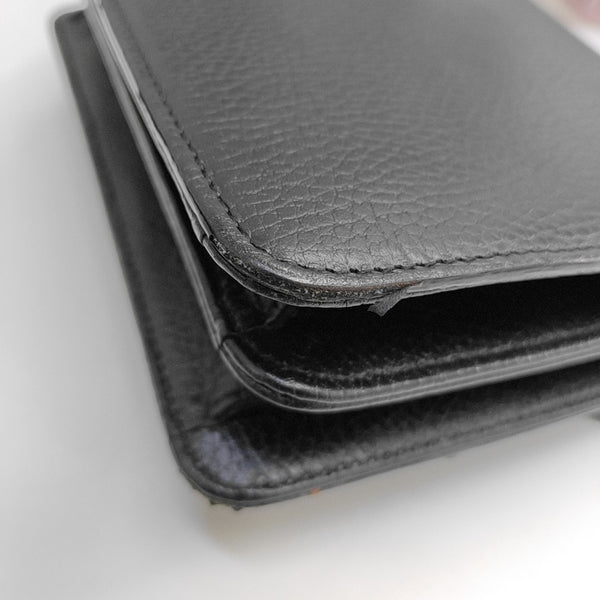 Interlocking G Small Calfskin Black