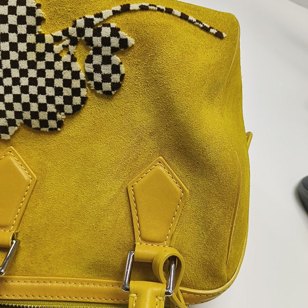 SPEEDY CUBE PM Damier Calfskin Yellow