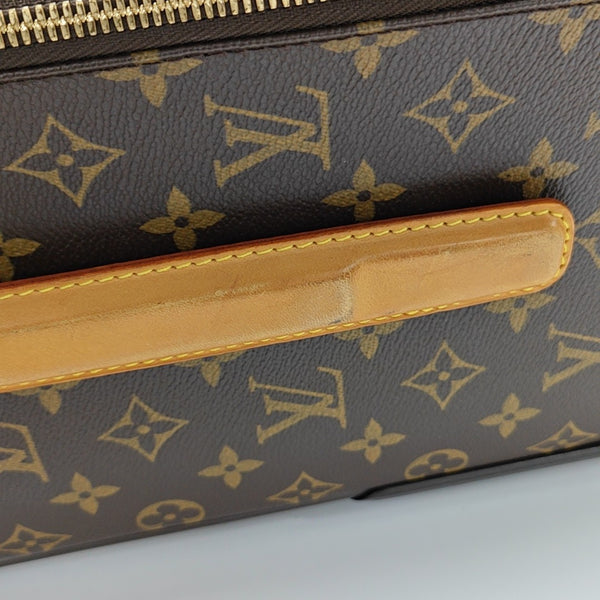 PEGASE 55 Monogram Coated Canvas Brown