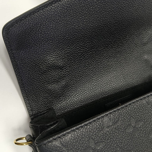 MÉTIS EAST WEST Monogram Calfskin Black