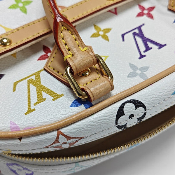 LV × TM HANDBAG EAST WEST Monogram Coated Canvas White
