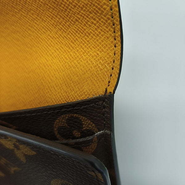 JOSÉPHINE Monogram Coated Canvas Brown Wallet