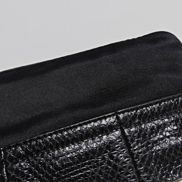 Fabric Top Handle Bag Black