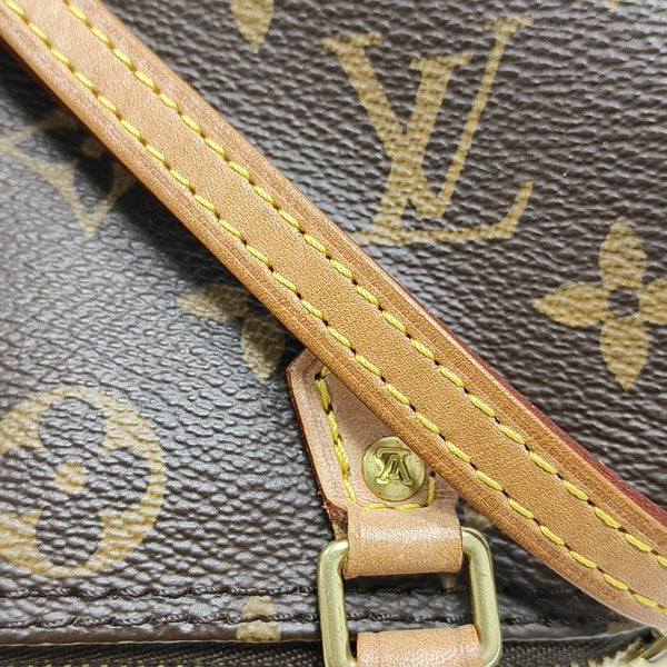 SPEEDY Nano Monogram Coated Canvas Brown