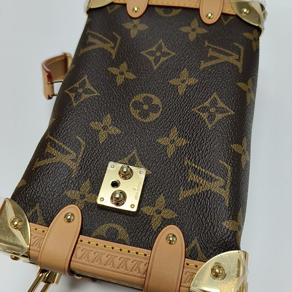 SIDE TRUNK PM Monogram Coated Canvas Brown