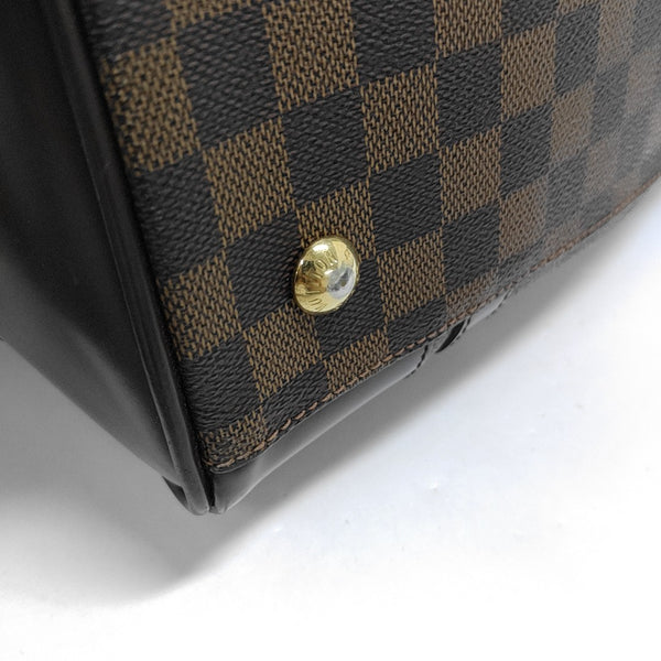 BERKELEY Damier Ebene Coated Canvas Brown