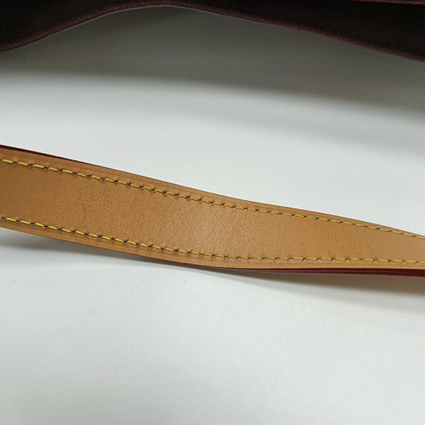 ALL IN BB Monogram Coated Canvas Brown