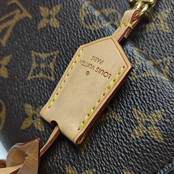 CLUNY Monogram Coated Canvas Brown