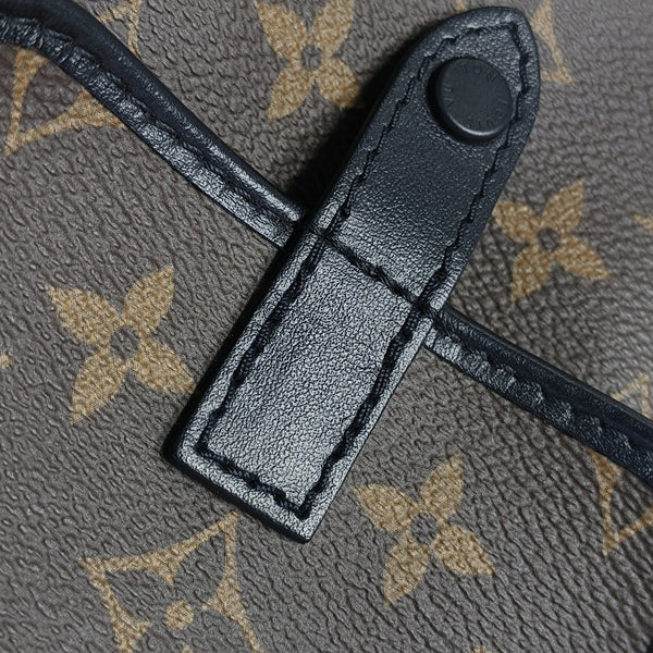 CHRISTOPHER Monogram Coated Canvas Brown