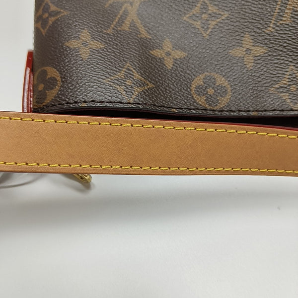 ALL IN BB Monogram Coated Canvas Brown